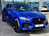 Jaguar F-Pace JAGUAR F-PACE 3.0d V6 S Auto AWD Euro 6 EVERY EXTRA+BLACK PACK+SLIDING PAN ROOF SUV Diesel Performance Blue