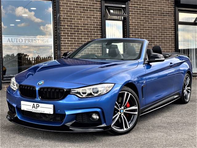 BMW 4 Series 3.0 435D XDRIVE M SPORT AUTO MPERF PACK+MEGA SPEC+CABRIOLET Convertible Diesel Blue