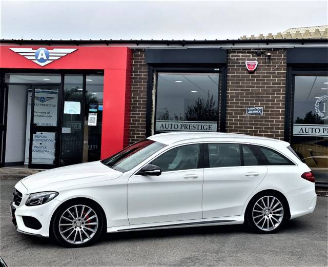 2015 Mercedes-Benz C Class 2.1 C220 BlueTEC AMG Line 5dr Auto GREAT SPEC+BLACK PACK+AMG LINE