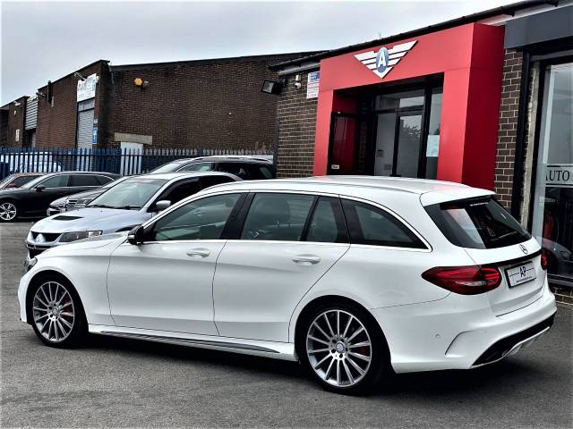 2015 Mercedes-Benz C Class 2.1 C220 BlueTEC AMG Line 5dr Auto GREAT SPEC+BLACK PACK+AMG LINE