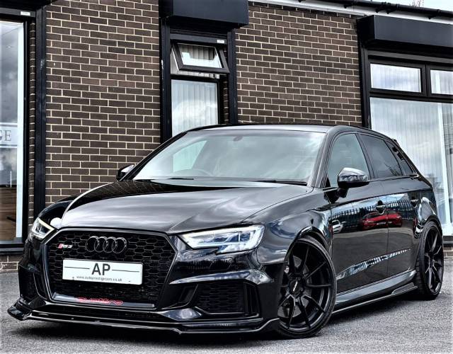 Audi RS3 2.5 TFSI RS 3 Quattro 5dr S Tronic MRC STAGE 2 PANTHER BLACK Hatchback Petrol Black