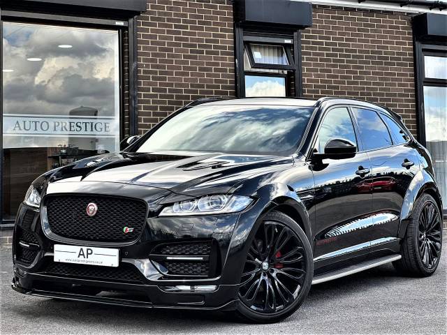 Jaguar F-Pace 3.0d V6 S 5dr Auto AWD 300 PS ADAIR GTS WIDEBODY ASV PAN ROOF MASSIVE SPECIFICATION Four Wheel Drive Diesel Black