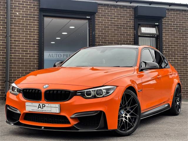 BMW M3 3.0 M3 4dr DCT [Competition Pack] RARE INDIVIDUAL FIRE ORANGE II Saloon Petrol Orange