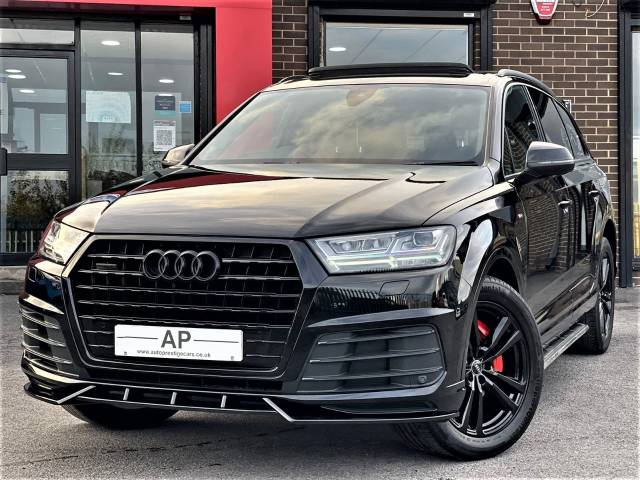 Audi Q7 3.0 TDI Quattro S Line 5dr Tip Auto 1 OWNER VAT QUALIFYING Estate Diesel Black