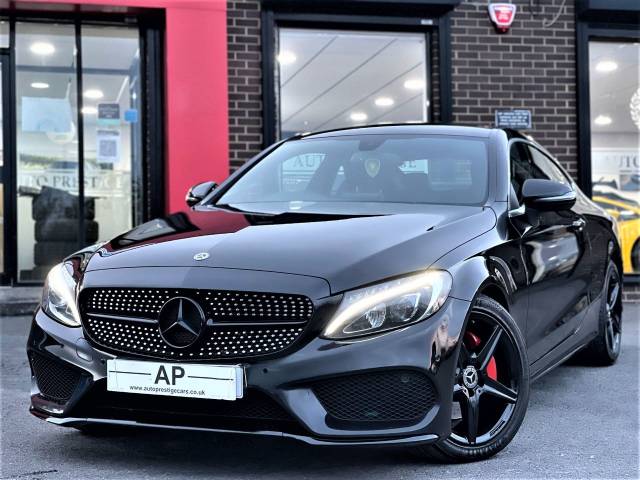 2018 Mercedes-Benz C Class 2.1 C220d AMG Line 2dr Auto FMBSH+BLACK PACK