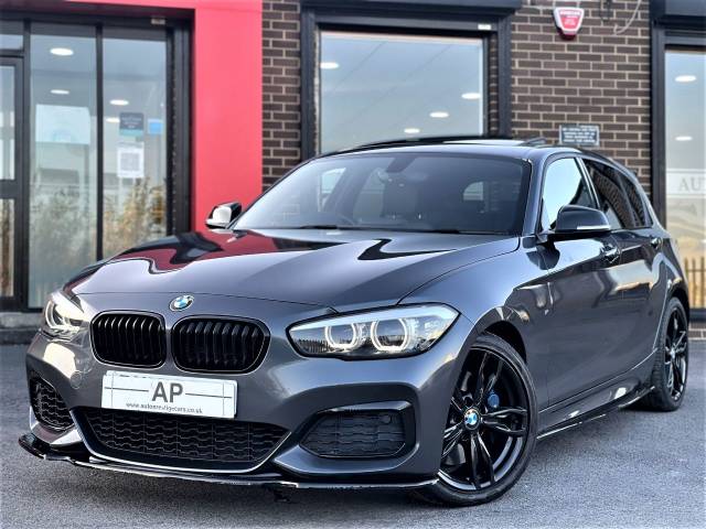 BMW 1 Series 3.0 M140i Shadow Edition 5dr Step Auto STAGE 2 MHD UPGRADED DOWN PIPES MINERAL GREY RARE SUNROOF Hatchback Petrol Grey