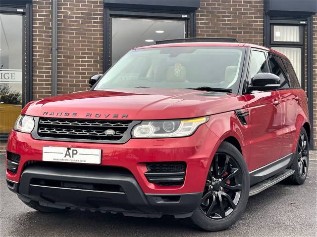 Land Rover Range Rover Sport 3.0 TDV6 SE 5dr Auto HSE SPEC +PANROOF+HEATED LEATHER Four Wheel Drive Diesel Red