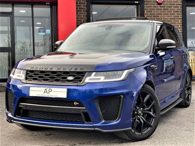 Land Rover Range Rover Sport 5.0 SVR 5dr ESTORIL BLUE+PANROOF Estate Petrol Blue