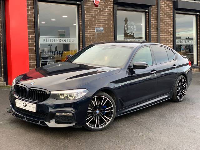 BMW 5 Series 2.0 520d M Sport 4dr Auto M SPORT PACK 20 INCH ALLOYS BLACK PACK Saloon Diesel Black