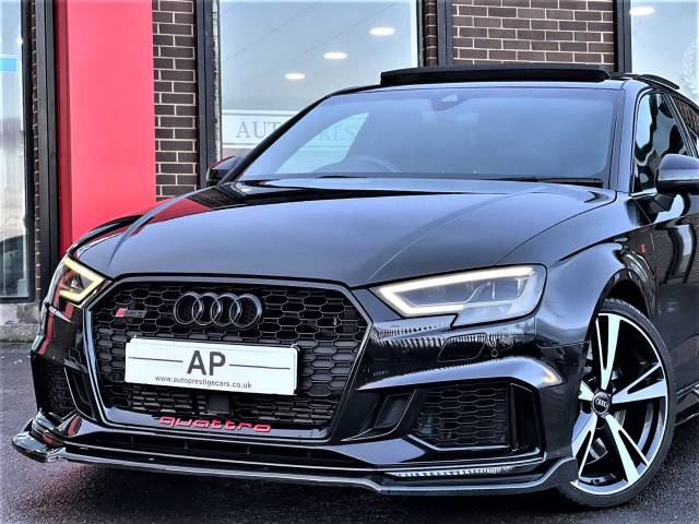 2018 Audi RS3 2.5 Quattro 4dr DAZZA EVERY EXTRA CRYSTAL PAINT COMFORT PACK BLACK PACK STAGE 1 INFINIT 500 BHP