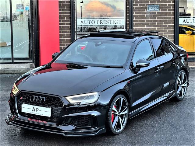 2018 Audi RS3 2.5 Quattro 4dr DAZZA EVERY EXTRA CRYSTAL PAINT COMFORT PACK BLACK PACK STAGE 1 INFINIT 500 BHP