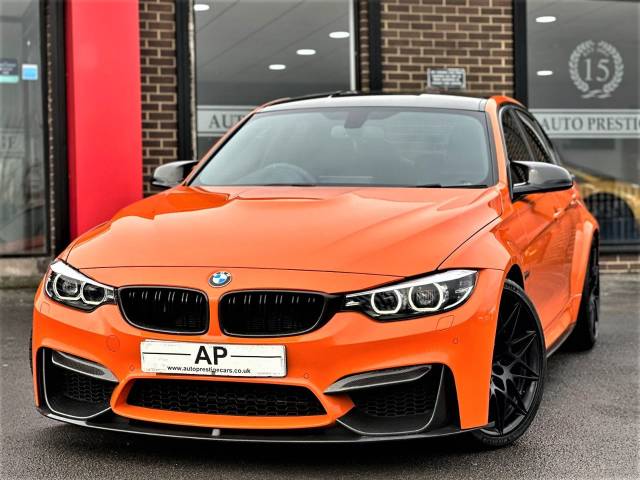 BMW M3 3.0 M3 4dr DCT [Competition Pack] STAGE 1 FULL TOPGEAR EXHAUST Saloon Petrol Orange