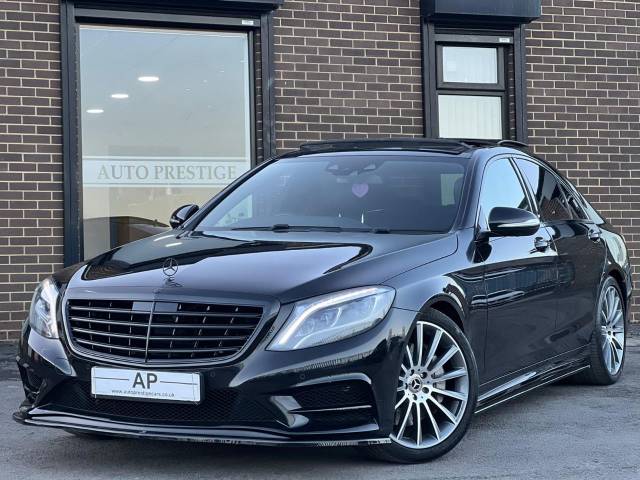 Mercedes-Benz S Class 3.0 S350d AMG Line 4dr 9G-Tronic [Premium] PAN ROOF LOW MILEAGE NIGHT PACK Saloon Diesel Black