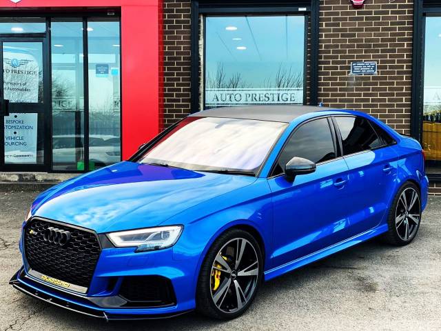 Audi RS3 2.5 TFSI RS 3 Quattro 4dr S Tronic STAGE 1+500BHP Saloon Petrol Blue