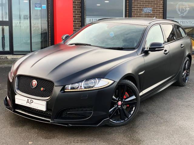 Jaguar XF 3.0d V6 S Portfolio 5dr SPORTBRAKE Auto 350 BHP TOP OF THE RANGE MATT BLACK EDITION RAREST Estate Diesel Black