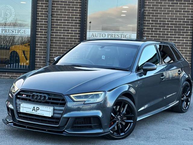 Audi S3 2.0 S3 TFSI Quattro 5dr S Tronic BLACK EDITION PACK 66 REG Hatchback Petrol Grey