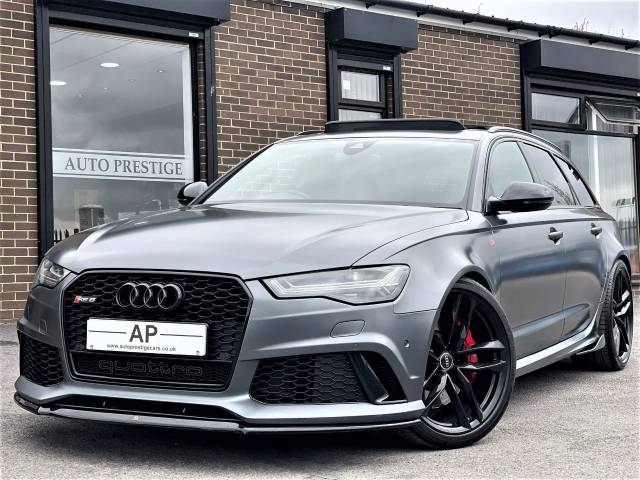 Audi RS6 4.0T FSI Quattro RS 6 5dr Tip Auto RARE FACTORY MATT GREY Estate Petrol Grey