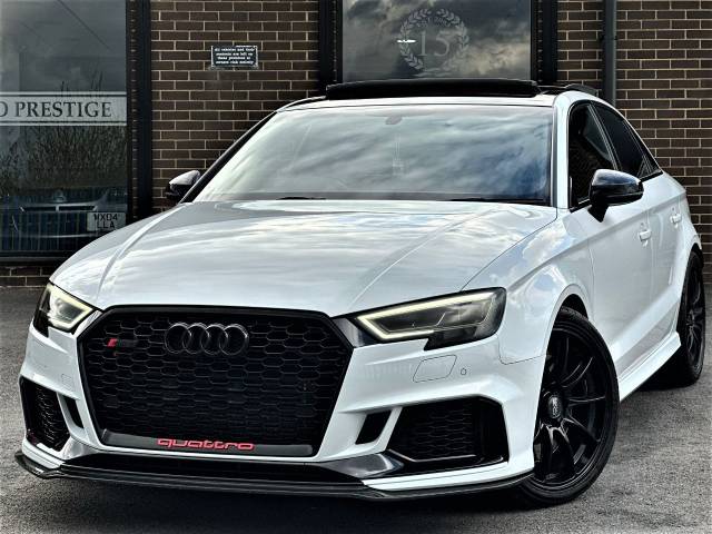 Audi RS3 2.5 RS 3 TFSI 400 Quattro Audi Sport Ed 4dr S Tronic Saloon Petrol White