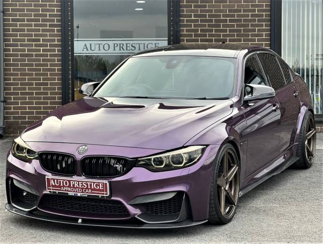 2018 BMW M3 3.0 4dr DCT [Competition Pack] 10K EXTRAS INDIVIDUAL TWILIGHT PURPLE CARBON EXTRAS