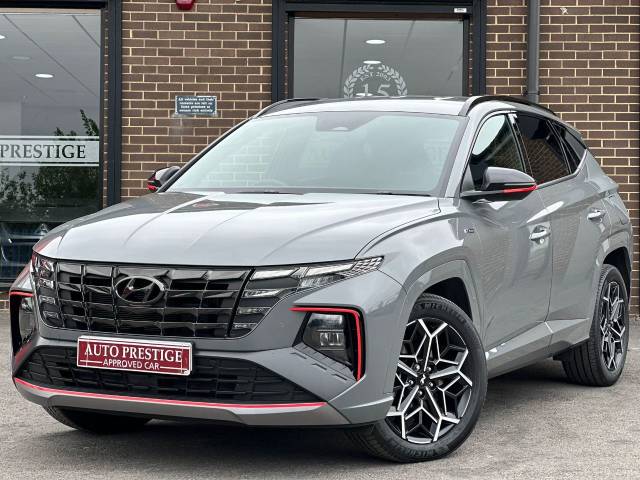 2022 Hyundai Tucson 1.6 TGDi Hybrid 230 N Line 5dr 2WD Auto AS NEW SHIMMERING SILVER GREY