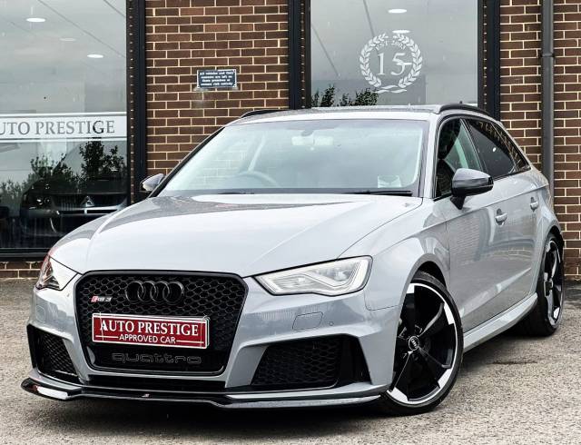 Audi RS3 2.5 TFSI RS 3 Quattro 5dr S Tronic [Nav] BUCKETS NARDO GREY Hatchback Petrol Grey