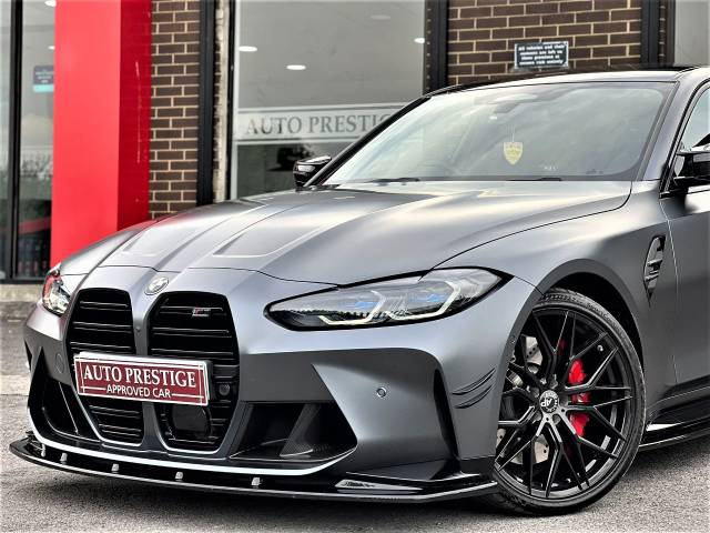 2022 BMW M3 3.0 xDrive Competition M 4dr Step Auto INDIVIDUAL PAINTS FROZEN GREY ULTIMATE CARBON EDITION EVERY EXTRA
