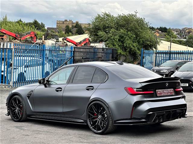 2022 BMW M3 3.0 xDrive Competition M 4dr Step Auto INDIVIDUAL PAINTS FROZEN GREY ULTIMATE CARBON EDITION EVERY EXTRA