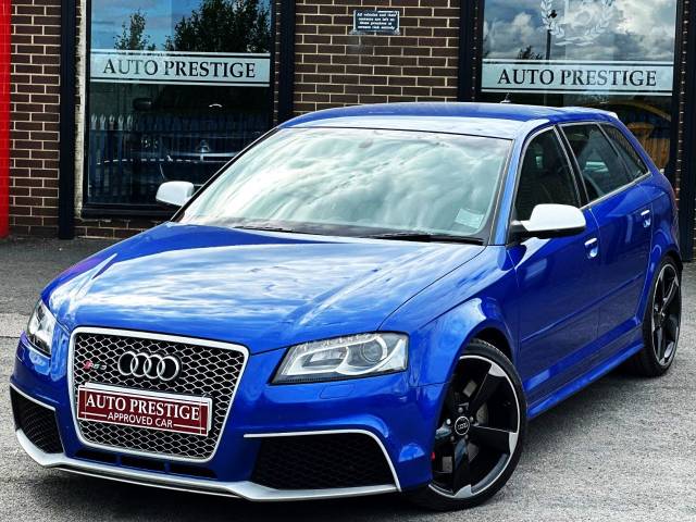 Audi RS3 2.5T FSI Quattro 5dr S Tronic RAREST 1 OWNER LOW MILEAGE FASH SEPANG BLUE PEARL EFFECT Hatchback Petrol Blue