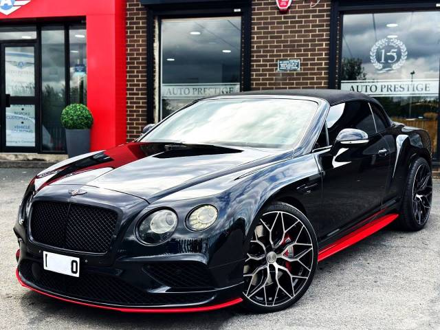 Bentley Continental GTC 4.0 V8 S 2dr Auto BLACK EDITION OVER 30K OPTIONS RAREST Convertible Petrol Black