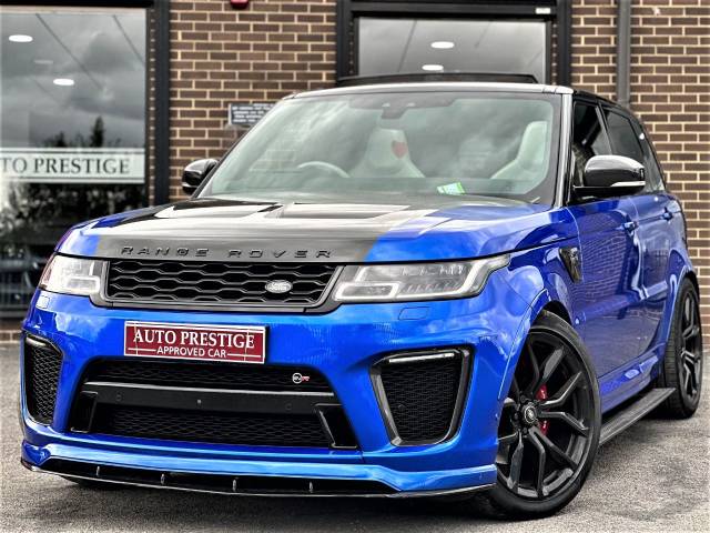Land Rover Range Rover Sport 5.0 V8 S/C 575 SVR 5dr Auto HIGHEST PEC IN UK Estate Petrol Blue