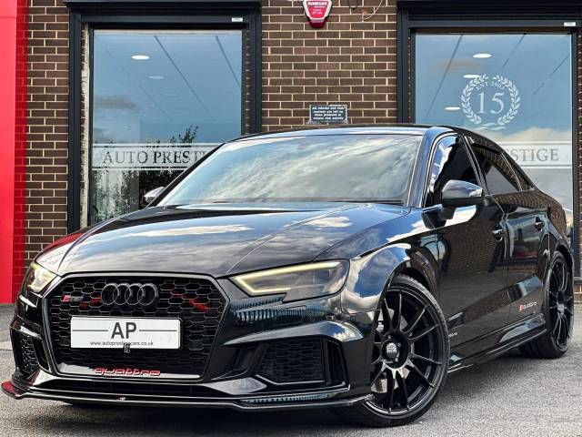 Audi RS3 2.5 RS 3 TFSI 400 Quattro 4dr S Tronic MRC STAGE 3 OVER 20K SPENT Saloon Petrol Black