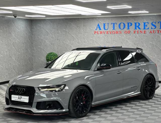 2016 Audi RS6 4.0T FSI Quattro REVO STAGE I 670 BHP 5K MILTEKK EXHAUST NARDO GREY HUGE SPEC FLOW FORM ALLOYS