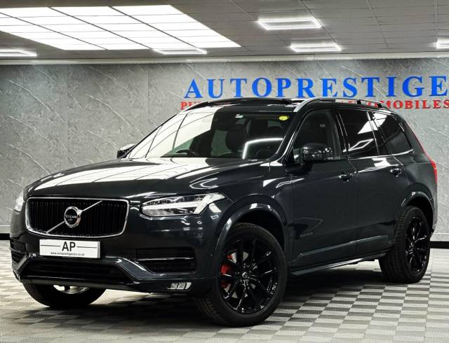 Volvo XC90 2.0 D5 PowerPulse Momentum Pro 5dr AWD Geartronic BLACK PACK TRAILER PACK PAN ROOF 67 REG FVSH Estate Diesel Grey