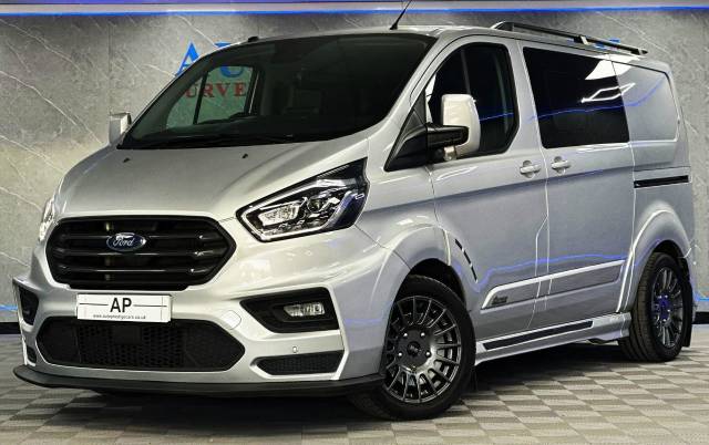 Ford Transit Custom 2.0 EcoBlue 170ps Low Roof D/Cab Limited Van MS-RT Crew Van Diesel Silver