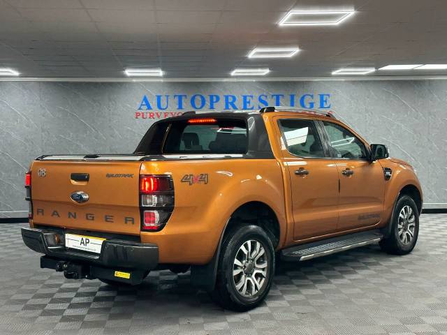 2017 Ford Ranger Pick Up Double Cab Wildtrak 3.2 TDCi 200 Auto NO VAT CLEAN TRUCK TOWBAR LOAD COVER 67 REG