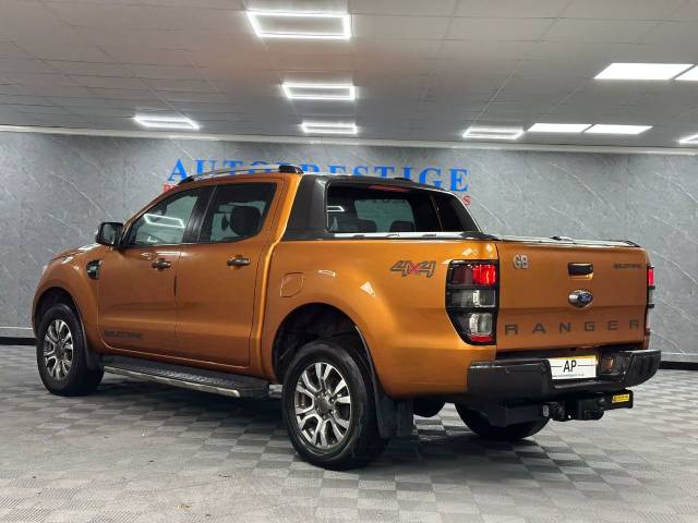 2017 Ford Ranger Pick Up Double Cab Wildtrak 3.2 TDCi 200 Auto NO VAT CLEAN TRUCK TOWBAR LOAD COVER 67 REG