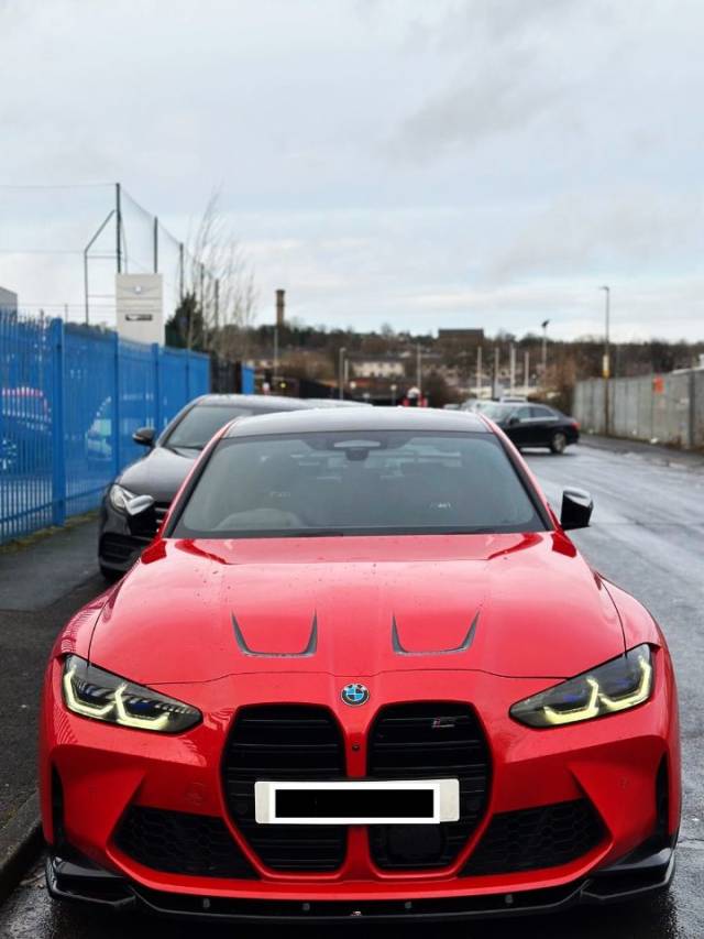 BMW M3 3.0 M3 xDrive Competition M 4dr Step Auto Saloon Petrol Red