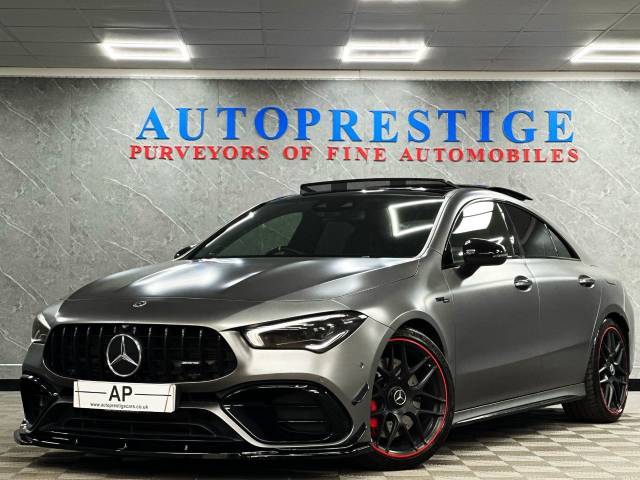 Mercedes-Benz CLA 2.0 CLA 45 S 4Matic+ Plus 4dr Tip Auto £5000 DESIGNO MATT PAINT Coupe Petrol Grey