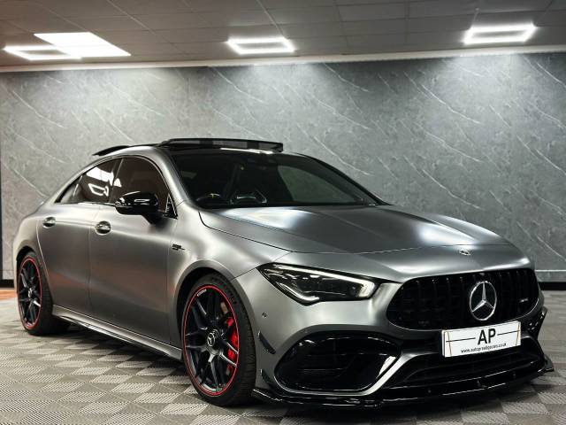 2021 Mercedes-Benz CLA 2.0 CLA 45 S 4Matic+ Plus 4dr Tip Auto £5000 DESIGNO MATT PAINT