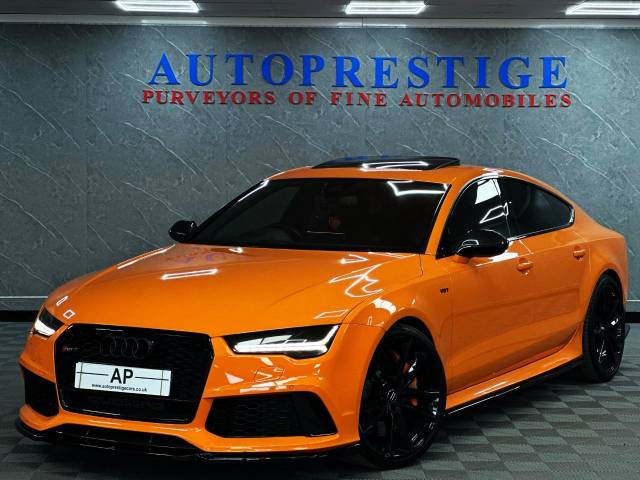 2017 Audi RS 7 4.0T FSI V8 Quattro RS 7 Performance 5dr Tip Auto 1 OF 1 SOLAR ORANGE