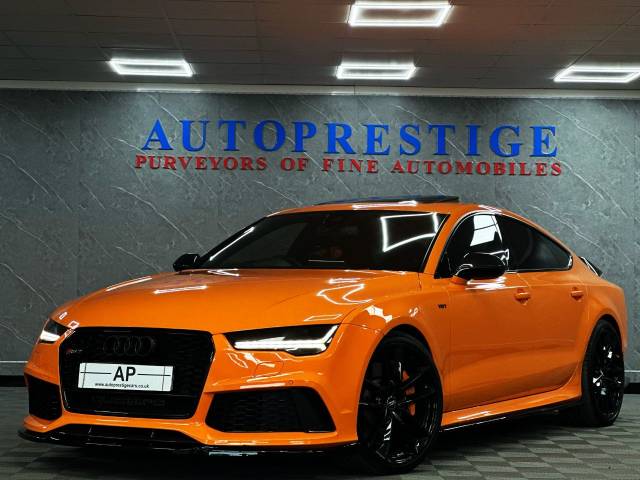 2017 Audi RS 7 4.0T FSI V8 Quattro RS 7 Performance 5dr Tip Auto 1 OF 1 SOLAR ORANGE