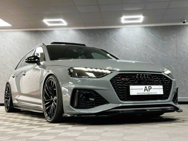 2020 Audi RS4 2.9 RS 4 TFSI Quattro Carbon Black 5dr Tiptronic PAN ROOF FLAT BOTTOM NARDO GREY