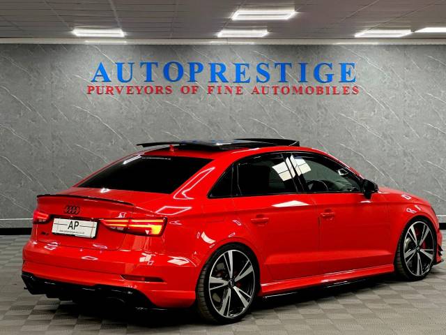 2018 Audi RS3 2.5 Quattro 4dr S Tronic INFINIT STAGE 2 + 560 OVER 10K UPGRADES PANROOF RED BUCKETS DESIGN PACK