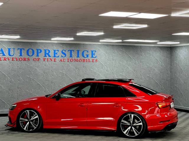 2018 Audi RS3 2.5 Quattro 4dr S Tronic INFINIT STAGE 2 + 560 OVER 10K UPGRADES PANROOF RED BUCKETS DESIGN PACK