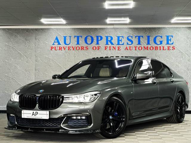 2017 BMW 7 Series 3.0 730d M Sport 4dr Auto 15K FACTORY EXTRAS BLACK PACK SUNROOF SOFT DOORS 360 CAMS EXCLUSIVE COLOURS