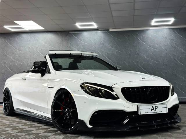 Mercedes-Benz C Class 4.0 C63 S Premium 2dr Auto DMS STAGE 1 Convertible Petrol White