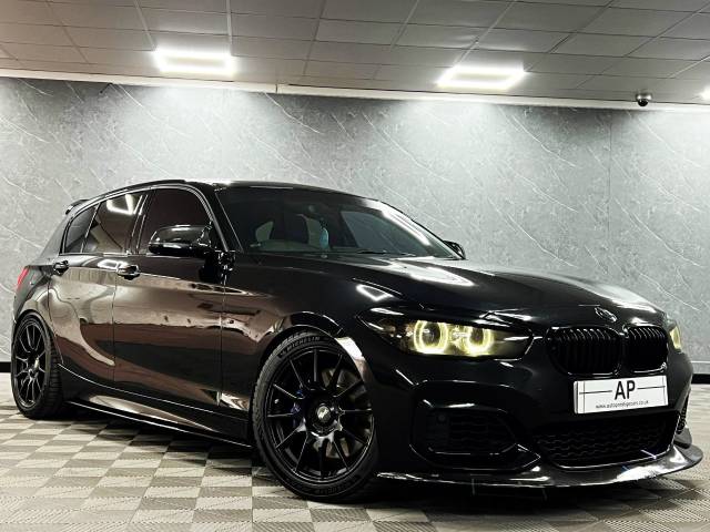 BMW 1 Series 3.0 M140i Shadow Edition 5dr Step Auto TOM WRIGLEY STAGE 2+480 LSD PROTRAKS MOTEC STANCE 8K SPEND Hatchback Petrol Black