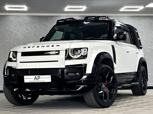 Land Rover Defender 3.0 D250 SE 110 5dr Auto PANROOF+AD CUSTOMS UPGRADES+VATQ Estate Diesel White