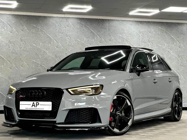 Audi RS3 2.5 TFSI RS 3 Quattro 5dr S Tronic [Nav] HUGE SPEC Hatchback Petrol Grey