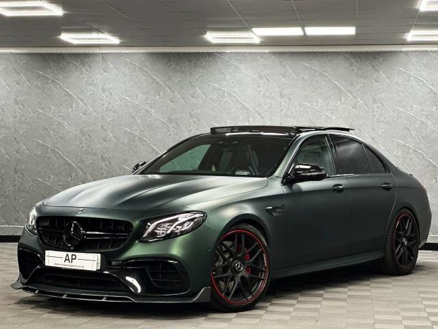 2018 Mercedes-Benz E Class 4.0 E63 S 4Matic+ Premium 4dr 9G-Tronic MSL STAGE 2 800 SATIN SAGE GREEN WRAP PERFORMANCE PACK FMBSH